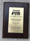 2017 Florida PTSA Student Community Service Award